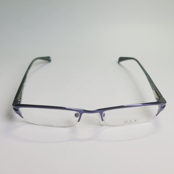 O&X New York OT-211U eyeglasses green blue full frame eyewear  52-19 135 C7 - Picture 3 of 13
